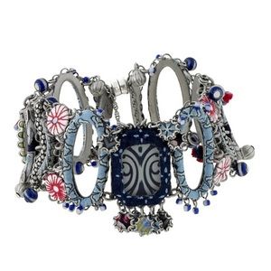ayala Bar Jewelry - Denim Blues & Beads Bracelet, NWT ayala Bar Jewelry - Denim Blues & Beads Bracelet, NWT